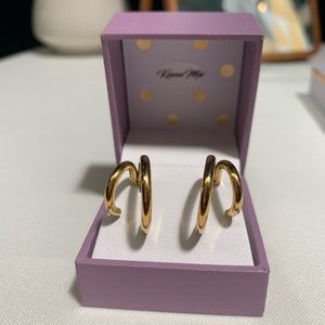 Kiana Mei Exclusive Gold Double Hoop Earrings